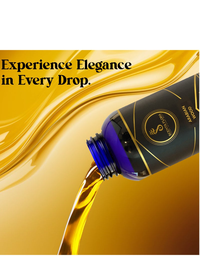 Arabian Wood Aroma Oil for Scent Diffusers 500 ml | IFRA Certified | A Blend of lavender, Jasmine and Amber | Ideal for Aromatherapy and Relaxation | Soothing and Relaxing Fragrance