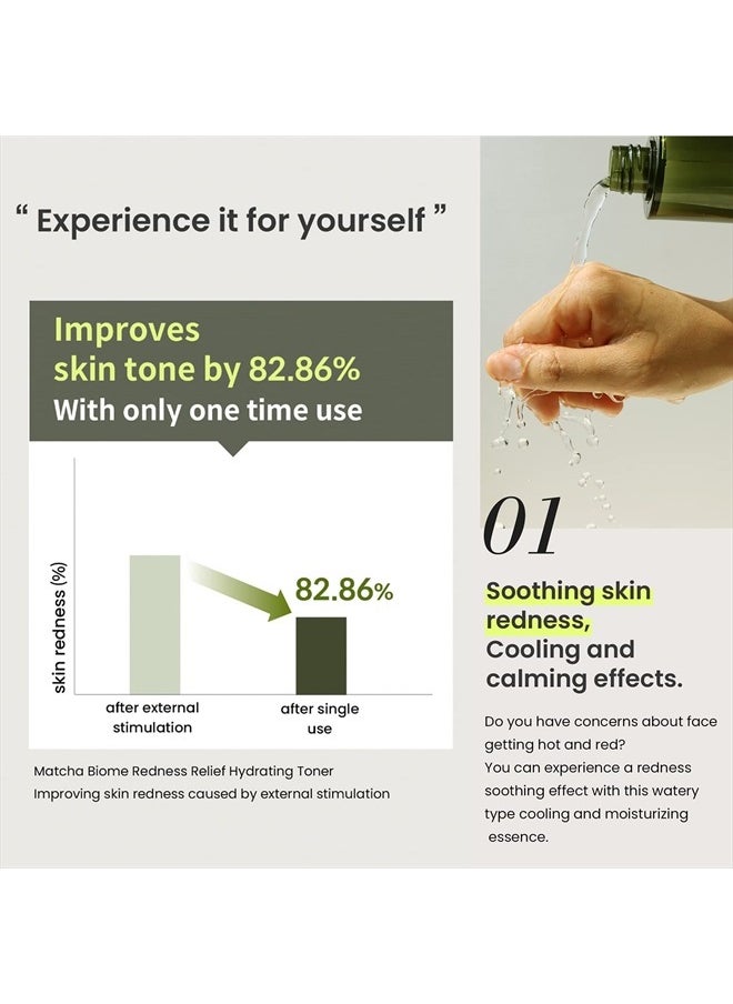 Matcha Biome, Redness Relief Hydrating Toner, 150 mL