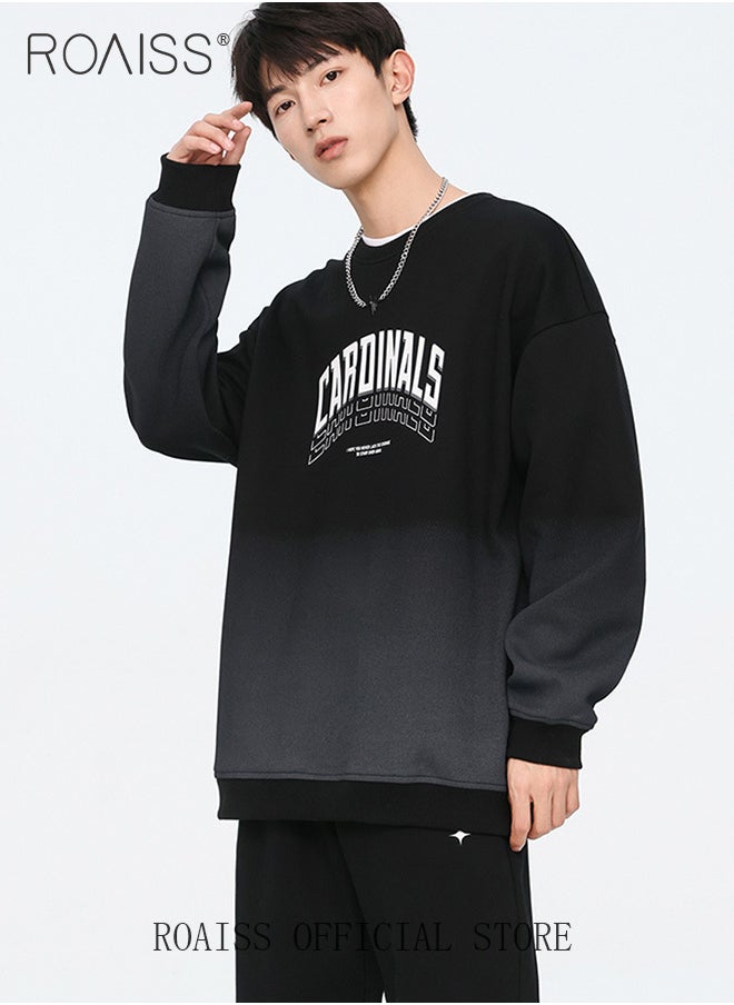 2 Piece Outfits Oversized Fleece Sweatsuits Letter Graphic Hoodies Sweatshirt and Jogger Sweatpants