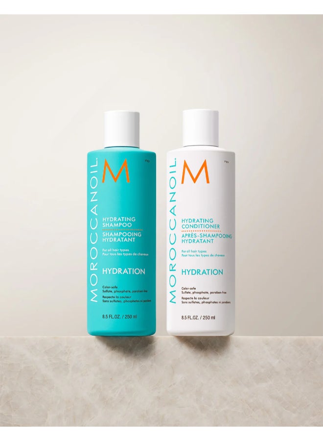 Hydrating Shampoo and Conditioner Set, 250ml Each – Sulfate-Free, Moisturizing Hair Care Duo for Dry Hair 250x2ml