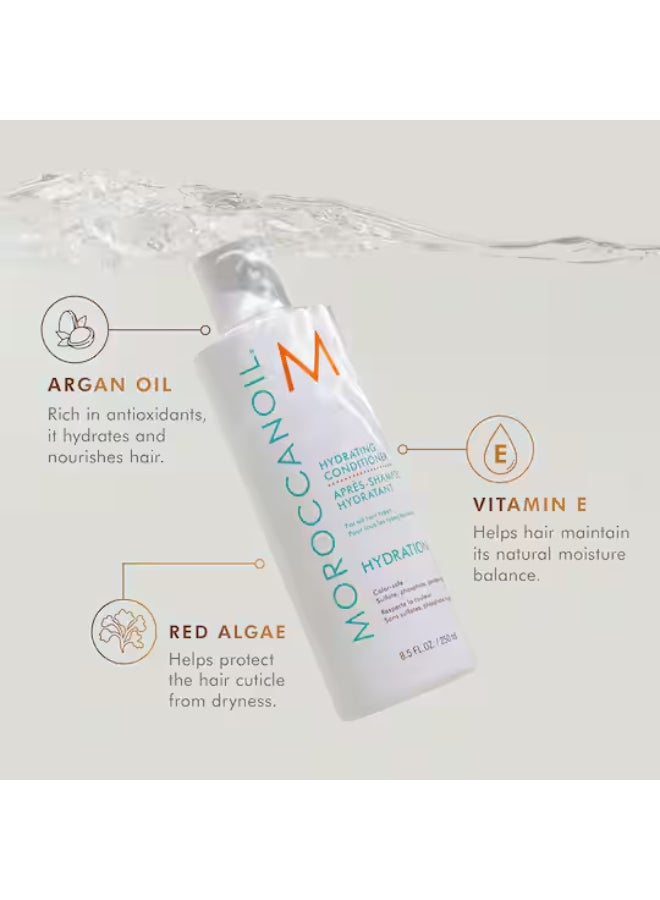 Hydrating Shampoo and Conditioner Set, 250ml Each – Sulfate-Free, Moisturizing Hair Care Duo for Dry Hair 250x2ml