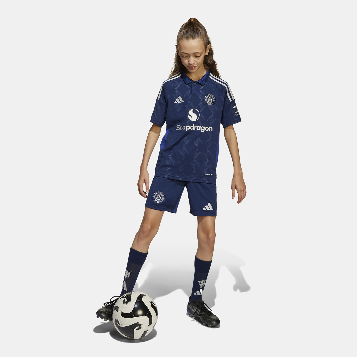 Kids' Manchester United 24/25 Away Replica Football Jersey