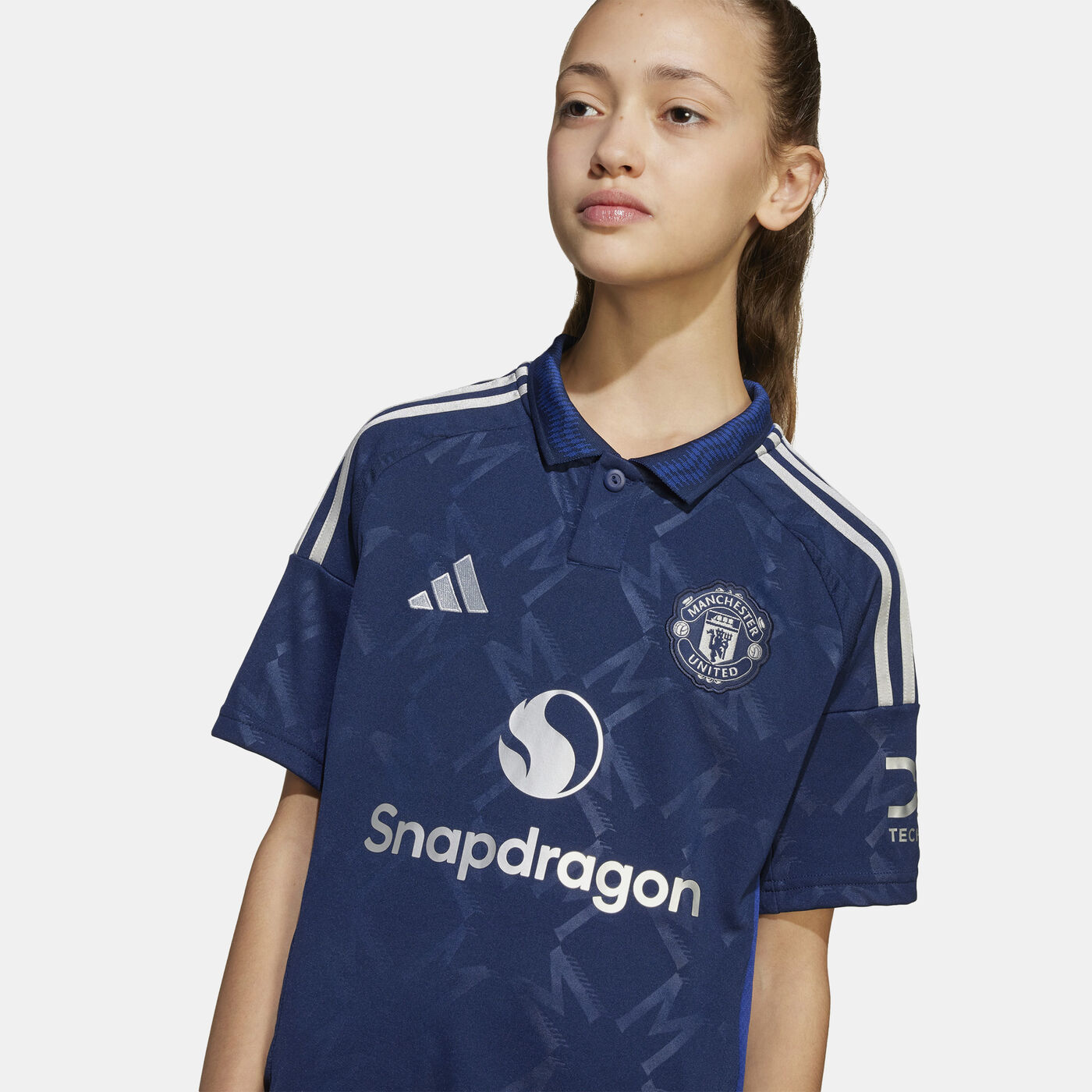 Kids' Manchester United 24/25 Away Replica Football Jersey