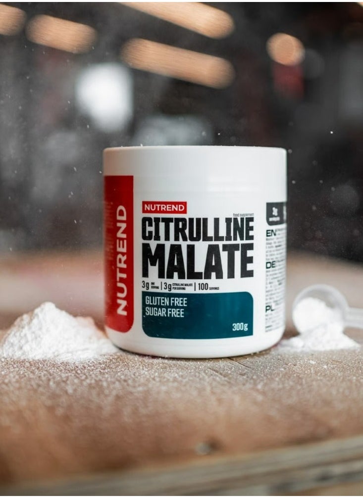 Citrulline Malate Powder - 300g, Unflavored - Enhance Your Workout Performance & Reduce Fatigue