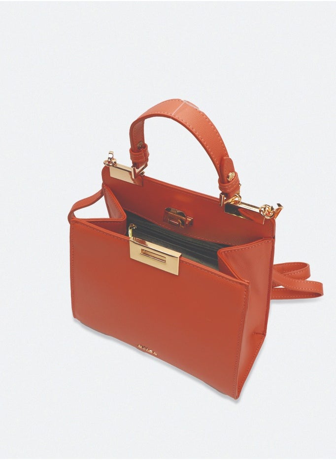 Zoe Mini Crossbody Bag for Women- Tan Brown