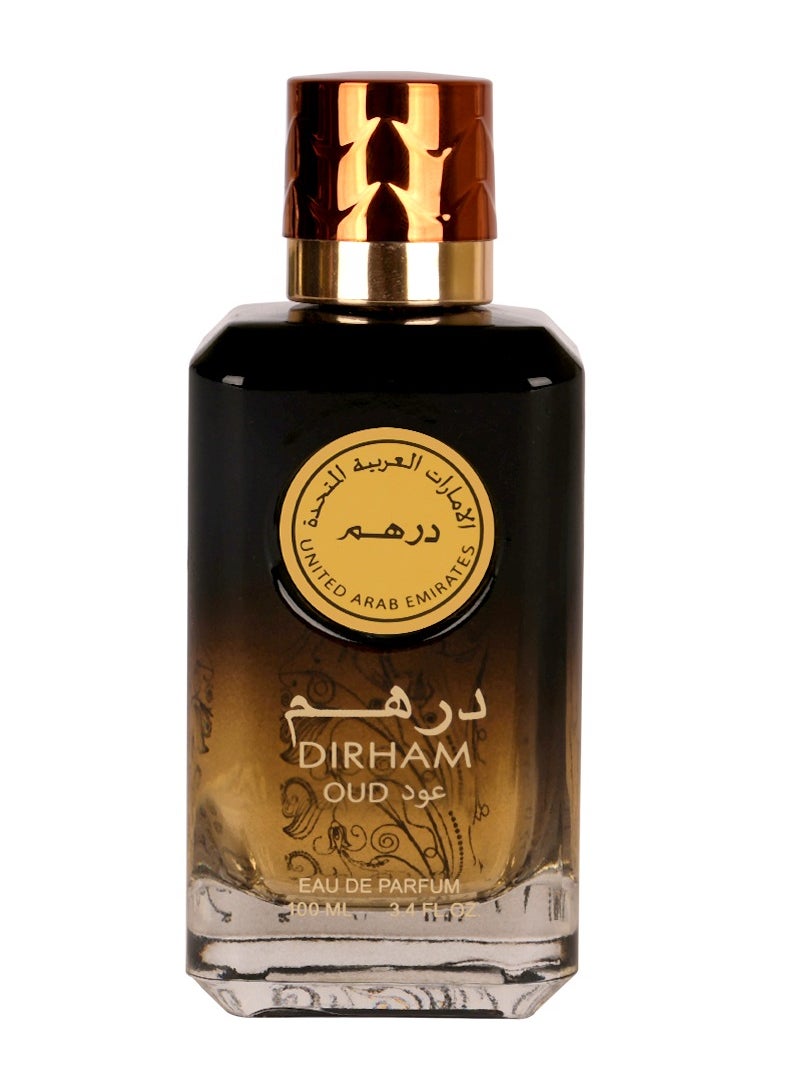 DIRHAM OUD Eau De Parfume For Men - 100ML, Long-Lasting Woody Spicy Fragrance