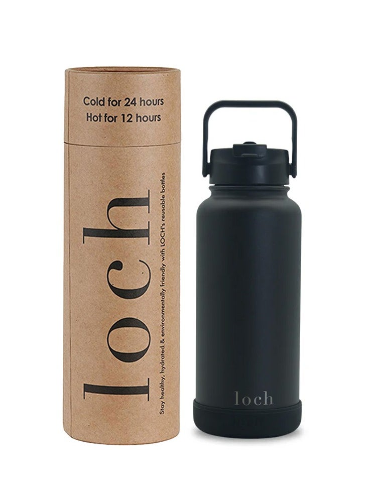 900ML Black Monochrome Bottle