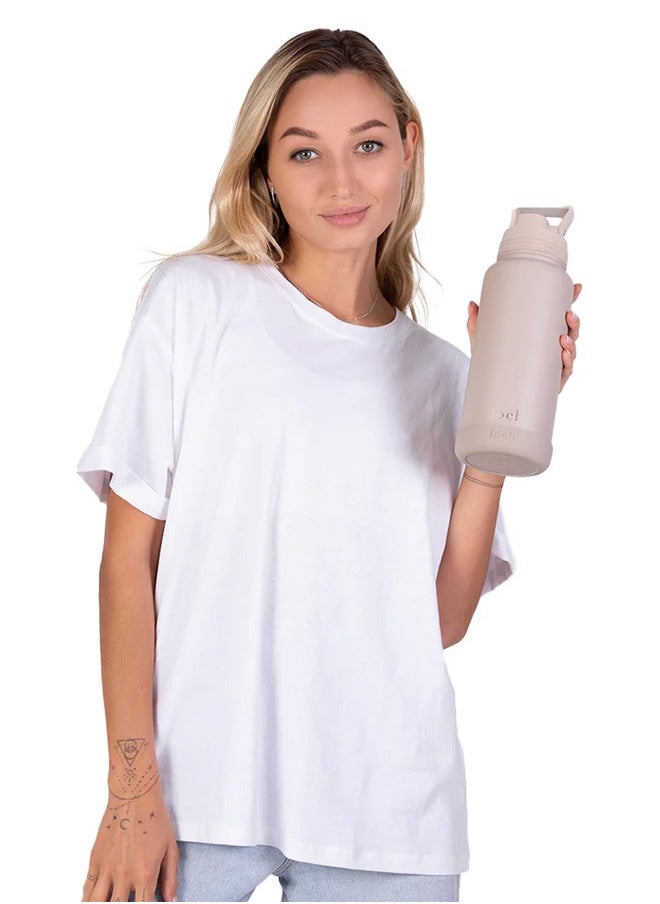 900ML Clay Beige Monochrome Bottle