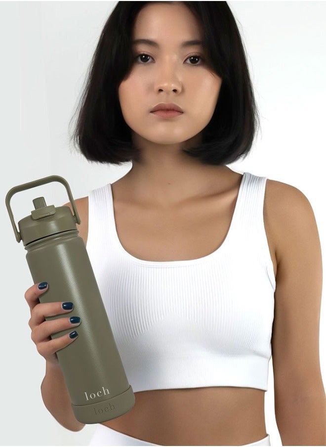 650 ml Sage Green Monochrome Bottle