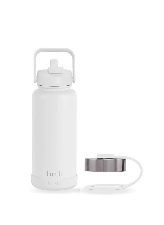 900ML Pearl White Monochrome Bottle