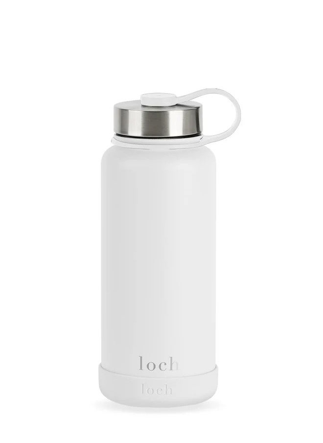 900ML Pearl White Monochrome Bottle