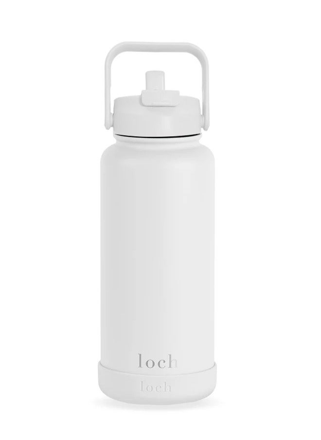 900ML Pearl White Monochrome Bottle