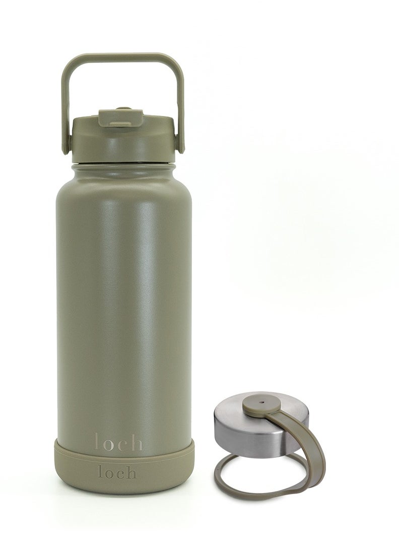 900ML Sage Green Monochrome Bottle