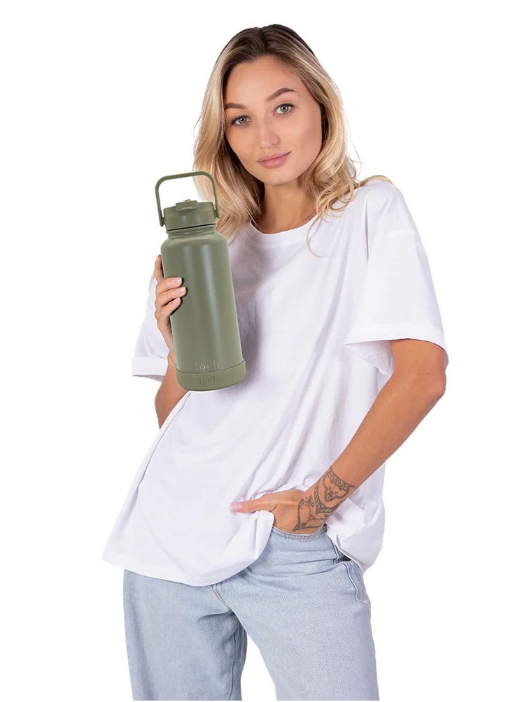 900ML Sage Green Monochrome Bottle