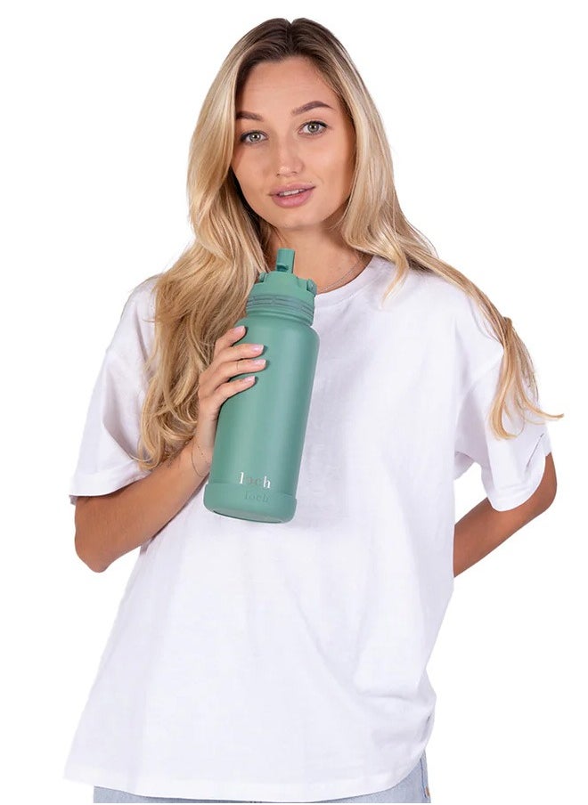 900ML Ocean Green Monochrome Bottle