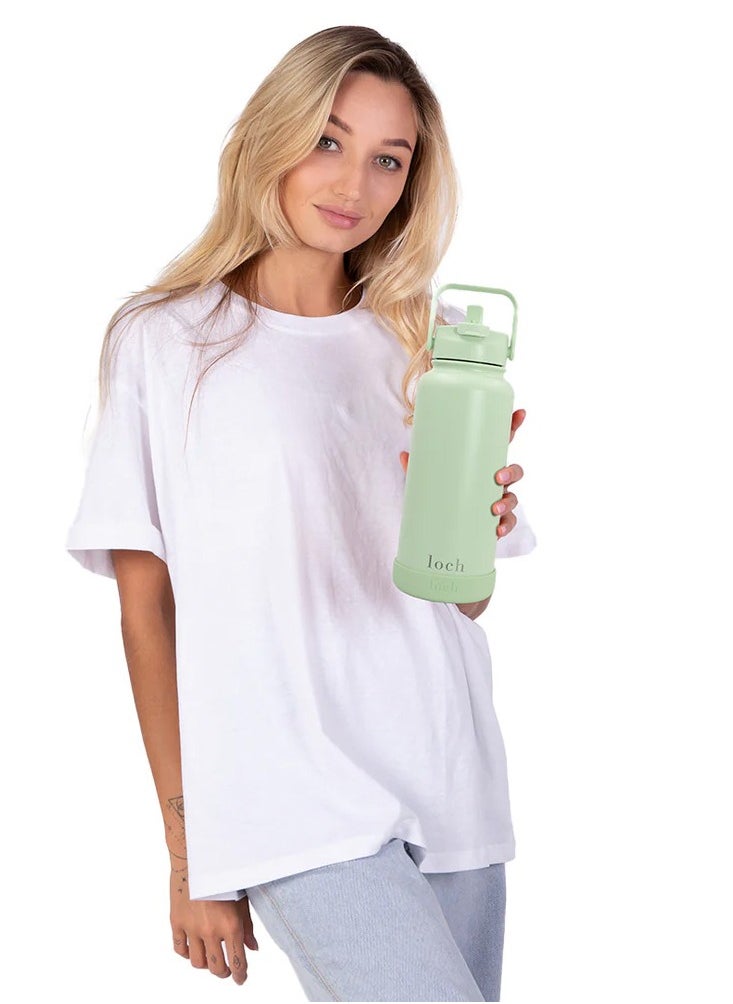 900ML Matcha Mint Monochrome Bottle