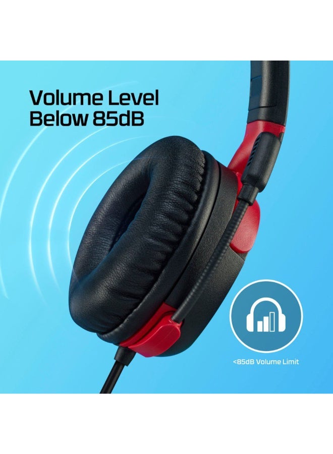 Cloud Mini - Gaming Headset, Volume level below 85dB, Immersive audio, Durable tuck-away boom mic, Lightweight comfort, MultiColor | 7G8F3AA