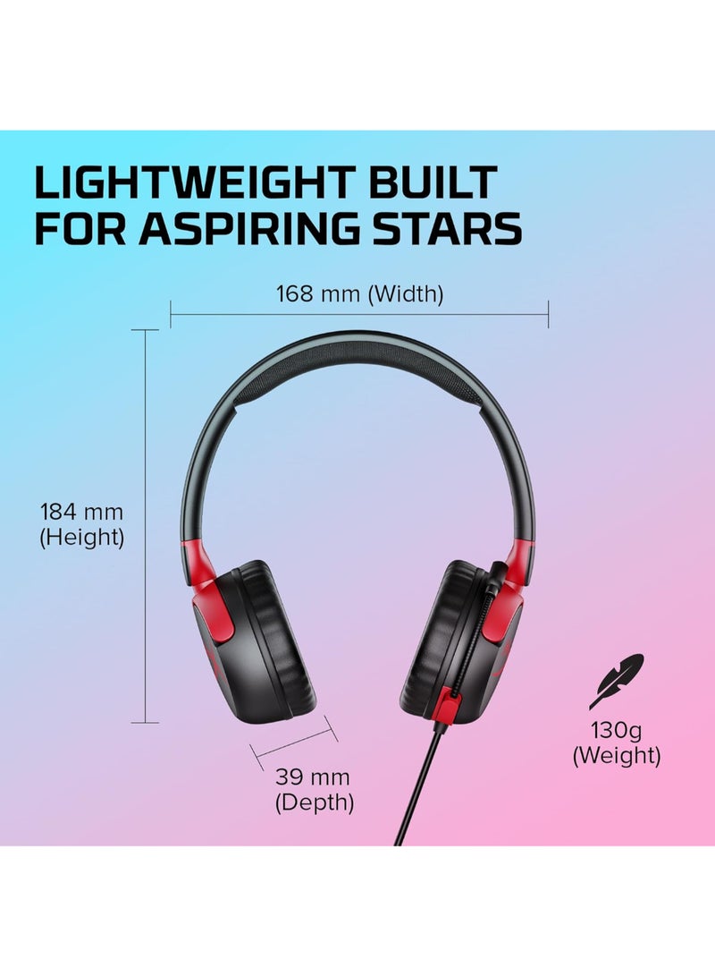 Cloud Mini Wired Headset - Black/Red