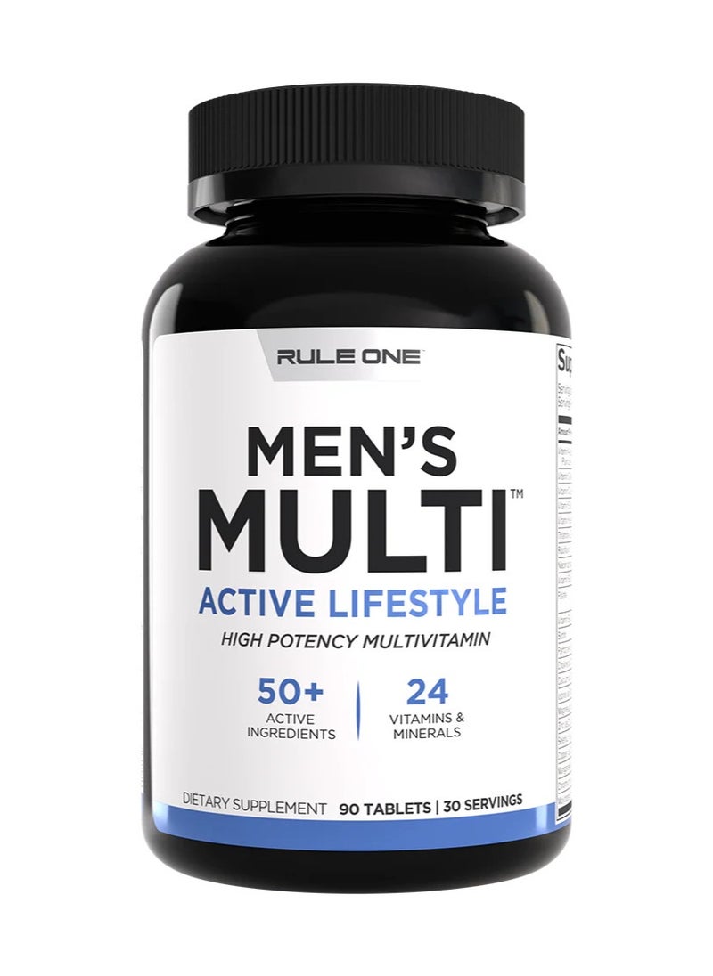 Ruleone, Men’s Train Daily, Multivitamin, 90 Tabs