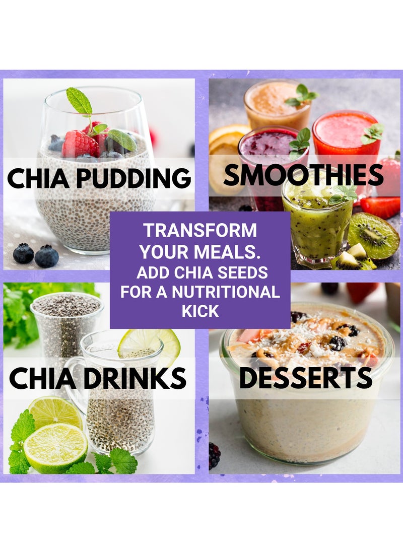 Chia seeds Raw Good for health weight loss daily diet super food 200gm Pack of 3