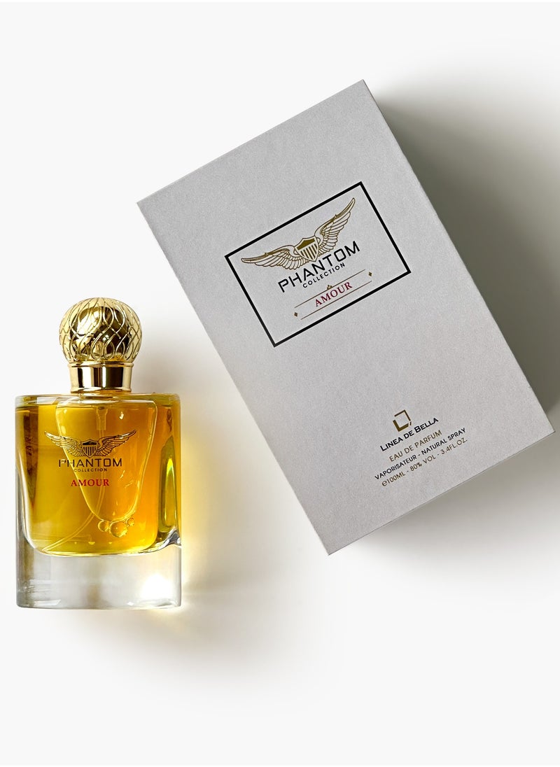Phantom Collection Amour EDP 100ML – Luxury Perfume for Women with Floral & Musk Accents