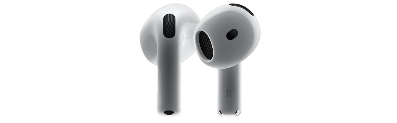 AirPods 4 ANC Wireless Earbuds, Bluetooth Headphones, with Active Noise Cancellation, Adaptive Audio, Transparency Mode, Personalized Spatial Audio, USB-C Charging Case, Wireless Charging, H2 Chip White