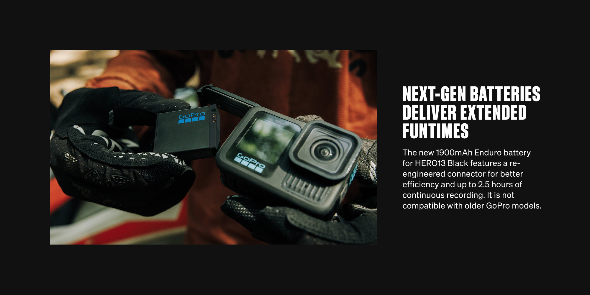 Hero13 Creator Edition - Includes Volta (Battery Grip, Tripod, Remote), Media Mod, Light Mod, Enduro Battery, Magnetic Latch Mount And Carrying Case