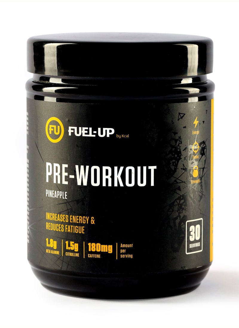 Pre Workout Pineapple Powder Increase Energy Muscle Pump and Anti Fatigue 300 Grams