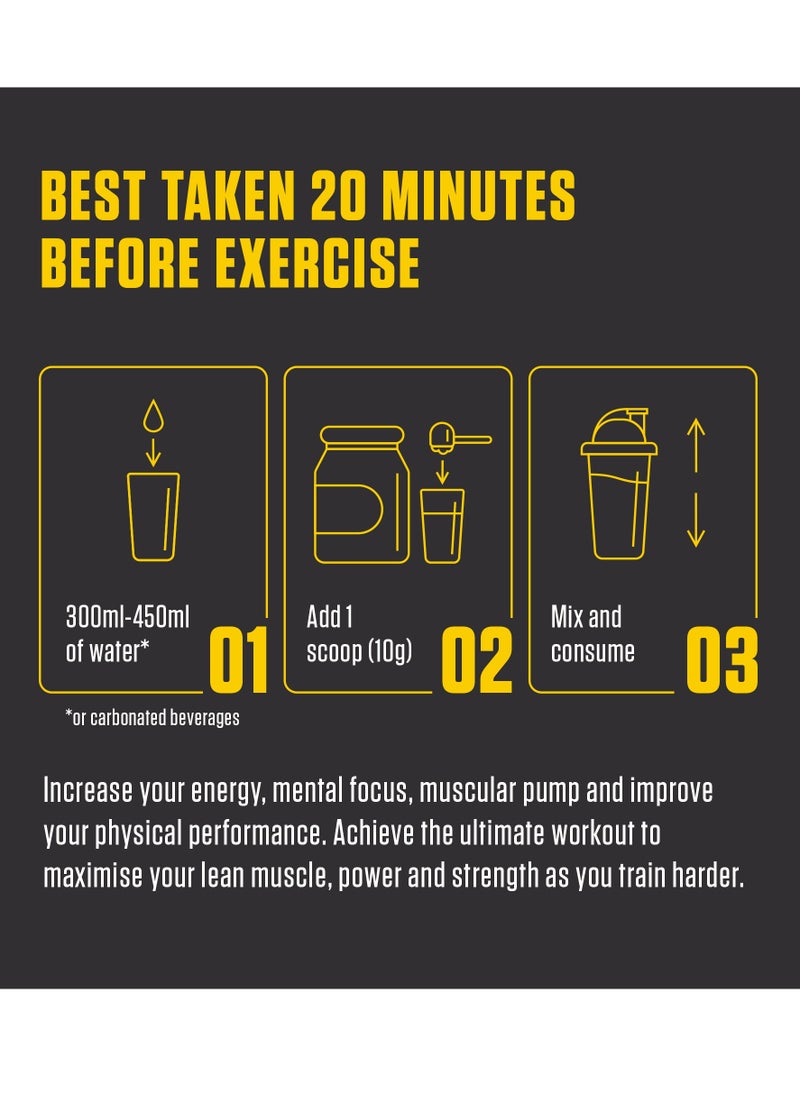Pre Workout Pineapple Powder Increase Energy Muscle Pump and Anti Fatigue 300 Grams