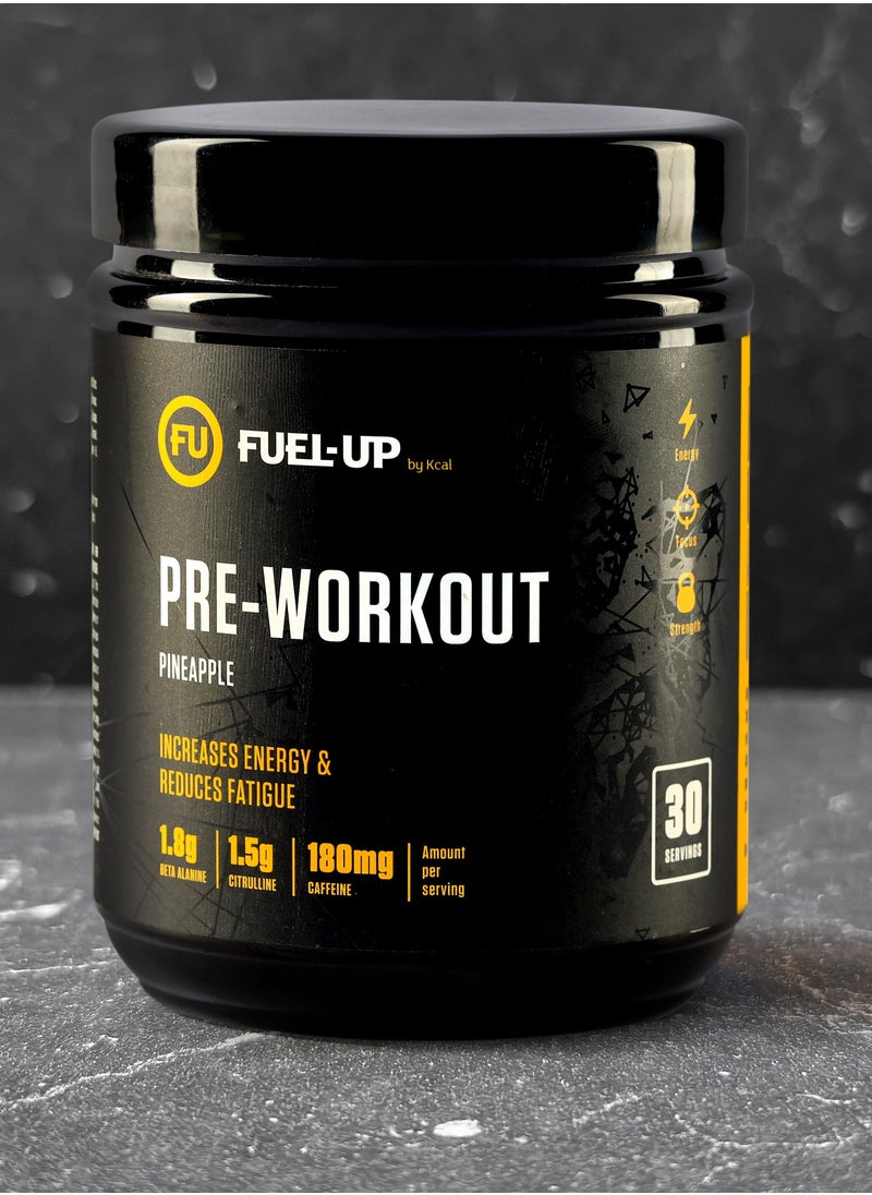 Pre Workout Pineapple Powder Increase Energy Muscle Pump and Anti Fatigue 300 Grams
