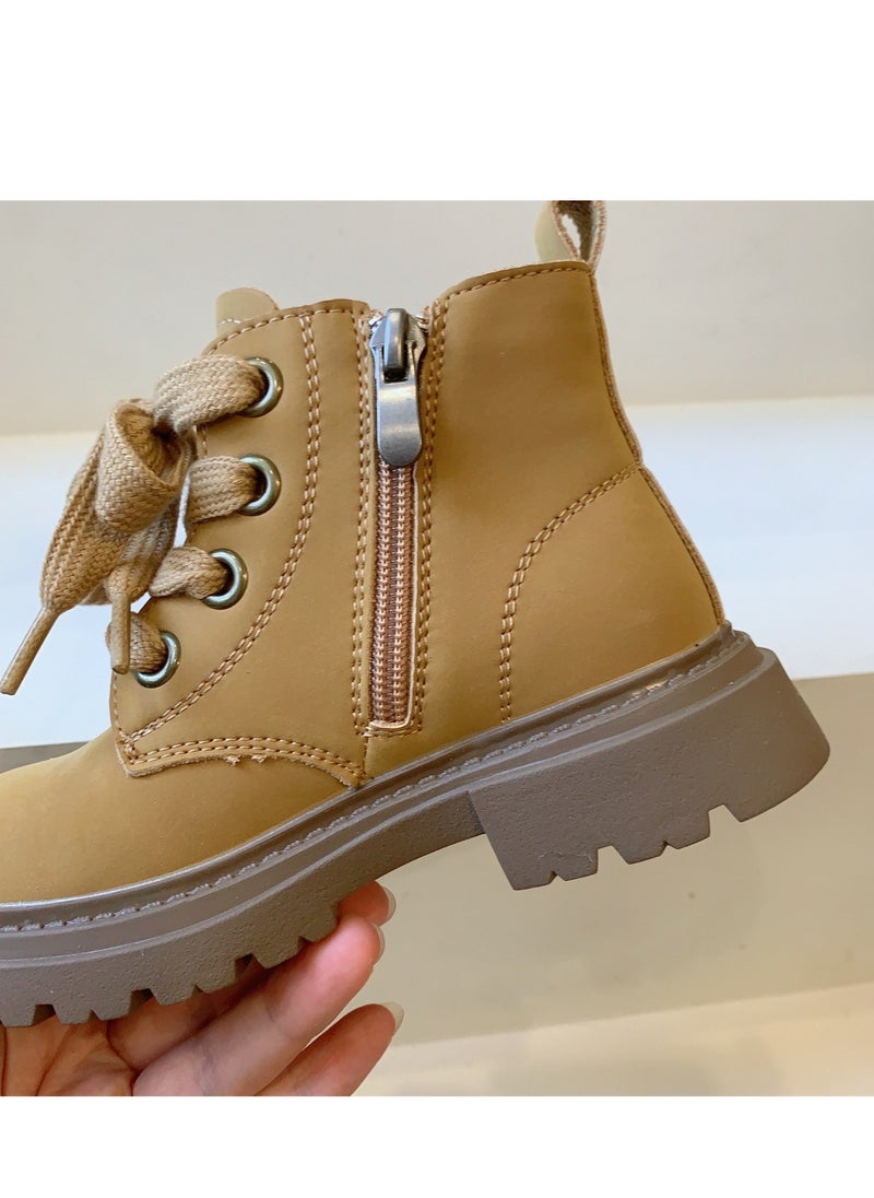 Children's Yellow Boots, Martin Boots, Fashionable And Personalized Short Boots