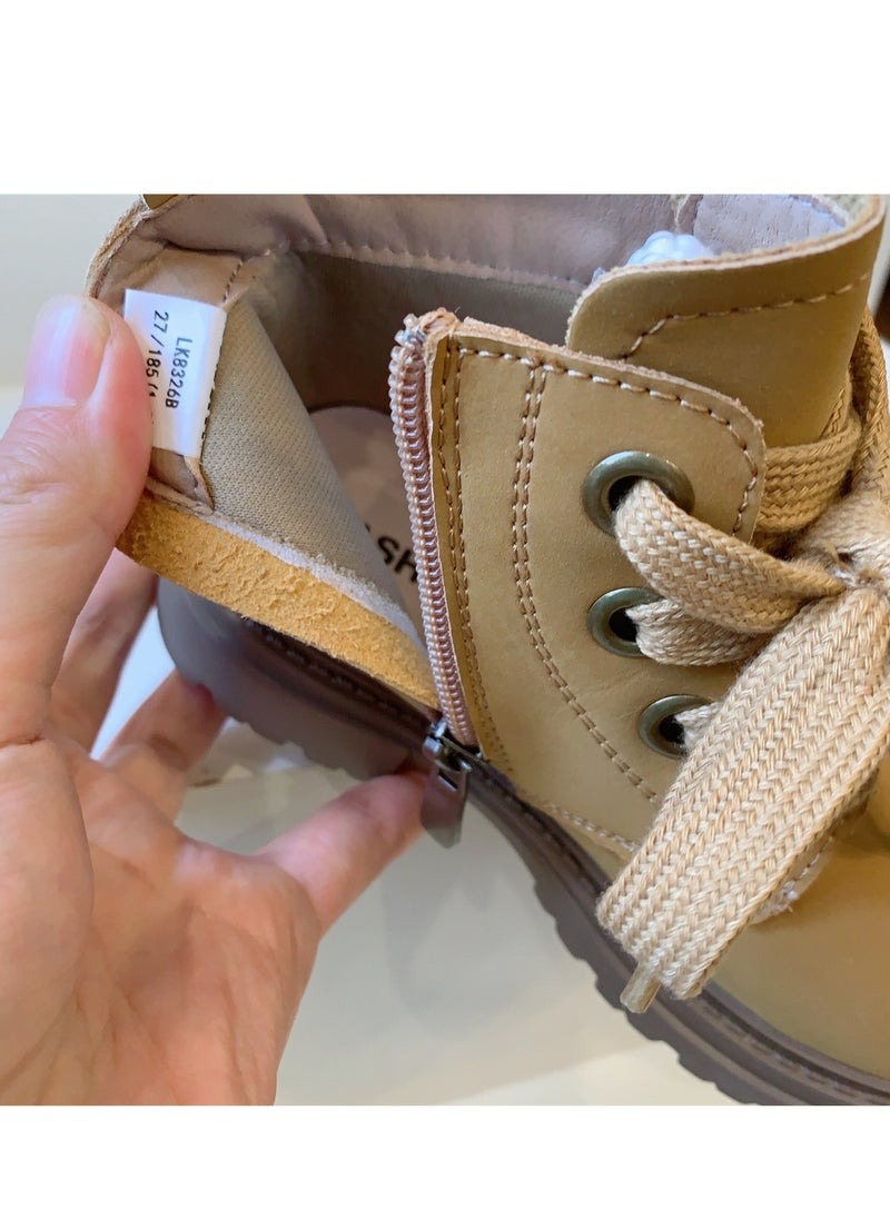 Children's Yellow Boots, Martin Boots, Fashionable And Personalized Short Boots