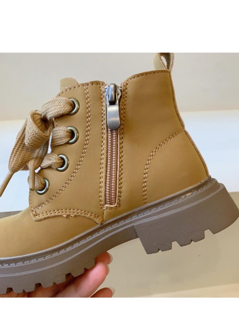 Children's Yellow Boots, Martin Boots, Fashionable And Personalized Short Boots
