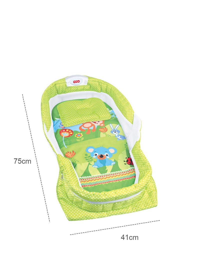 Portable Foldable Baby Bed With Light Music And Diaper Changing Table For Newborn Baby Nap Bed Suitable For Travel And Home Use 75*41*14cm