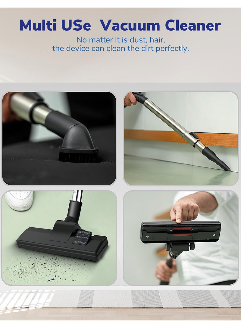 Drum Vacuum Cleaner with 25L Dust Capacity | Strong Suction with Low Noise | Multi-Stage Filtration with Dust Full Indicator | Wheel Base for Easy Use | For Home & Offices 25 L 2400 W SVC-9125D Black