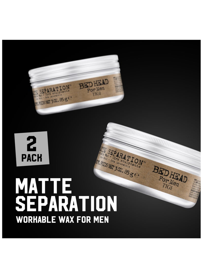 Men Matte Separation Wax - 2 Pack