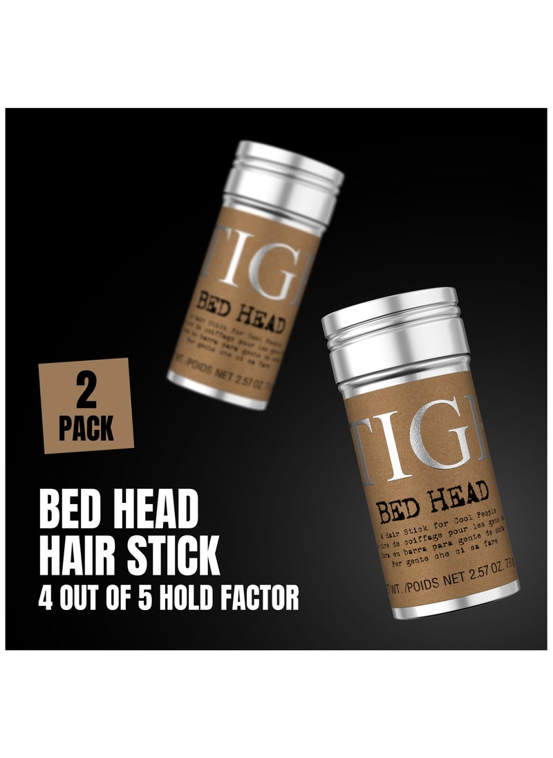 Men Hair Wax Stick For Cool People, For a Soft, Pliable Hold, Hair Styling Product With Beeswax - 2 Pack