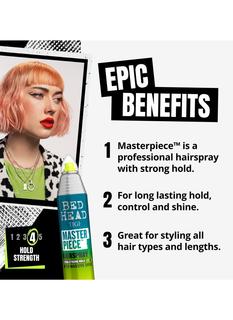 Masterpiece Hairpsray Extra Strong Hold with Massive Shine - 3 Pack