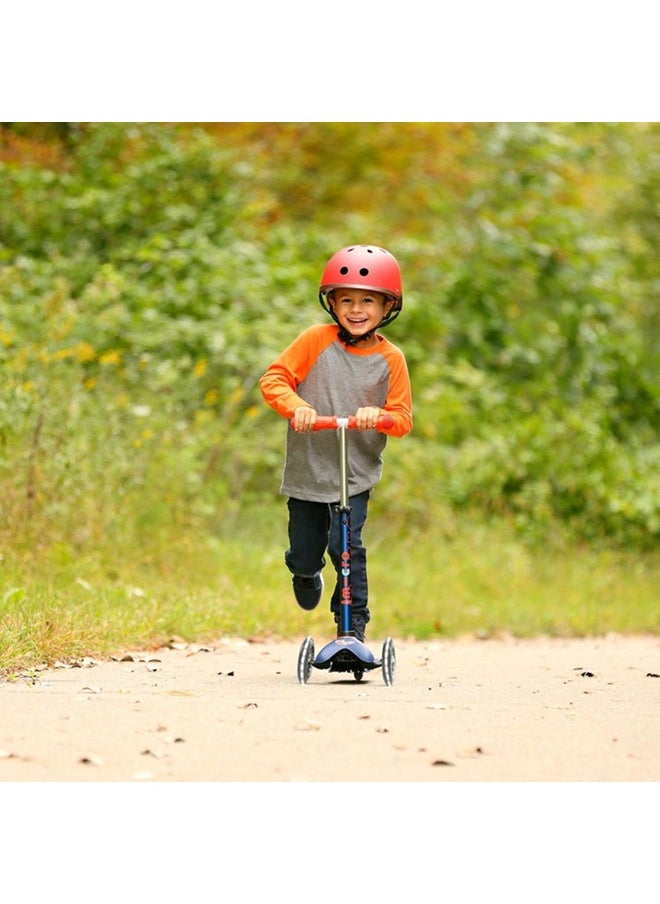 Micro Mini Deluxe Scooter with LED Wheels - Navy Blue | Scooters | Scooter for Boys | Scooter for Kids | Kids Scooter | Outdoor Scooter| Ride on Scooter | Scooter for Girls