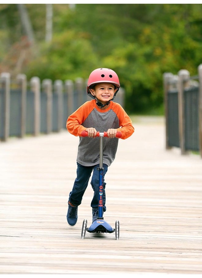 Micro Mini Deluxe Scooter with LED Wheels - Navy Blue | Scooters | Scooter for Boys | Scooter for Kids | Kids Scooter | Outdoor Scooter| Ride on Scooter | Scooter for Girls