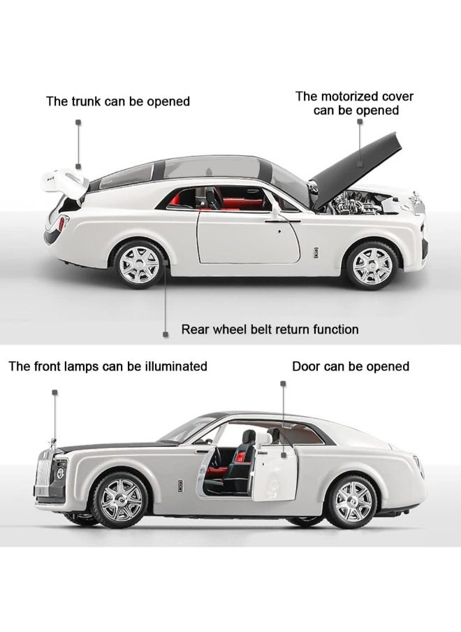 1:24 Scale Simulation of Rolls-Royce Diecast Model Car – Luxurious Classic with Detailed Interior & Opening Doors