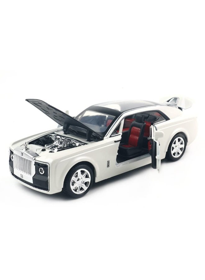 1:24 Scale Simulation of Rolls-Royce Diecast Model Car – Luxurious Classic with Detailed Interior & Opening Doors