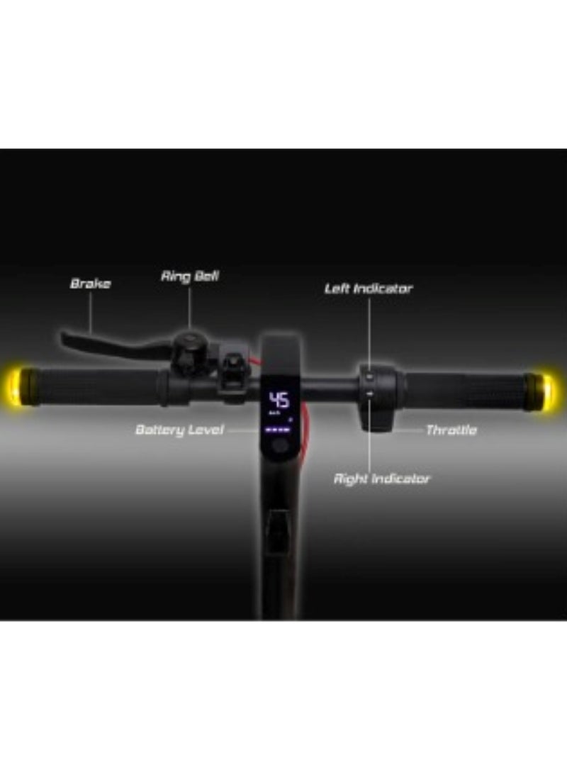 VLRA Foldable Electric Scooter for Adults, 350W Motor, 8.5-Inch Tires, 35 km/h Max Speed, 20-Mile Range