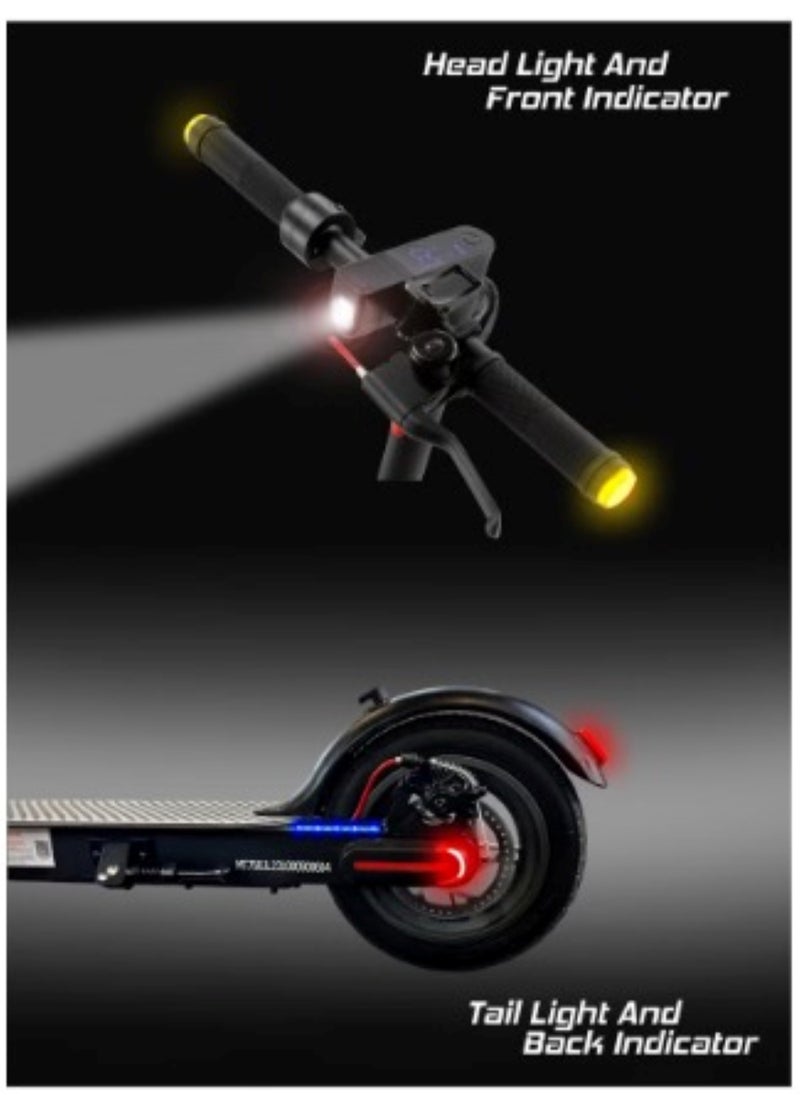 VLRA Foldable Electric Scooter for Adults, 350W Motor, 8.5-Inch Tires, 35 km/h Max Speed, 20-Mile Range