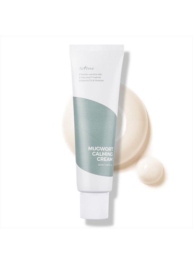 Mugwort calming cream 50ml 1.69 fl.oz | Soothes ensitive skin | Balances oil and moisture