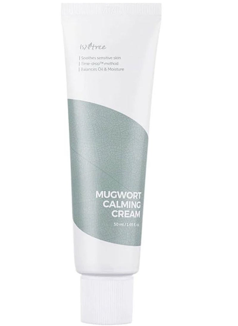Mugwort calming cream 50ml 1.69 fl.oz | Soothes ensitive skin | Balances oil and moisture