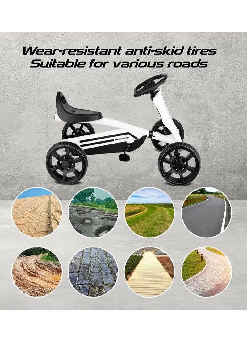 Turbo Kart Pedal Car,Go Kart, Toddler Ride On Toys For Boys And Girls, Go Kart, Outdoor Toys, Beats Every Tricycle