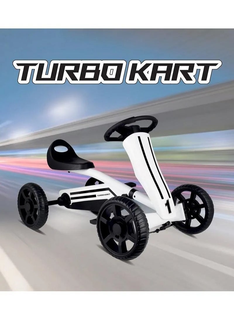 Turbo Kart Pedal Car,Go Kart, Toddler Ride On Toys For Boys And Girls, Go Kart, Outdoor Toys, Beats Every Tricycle