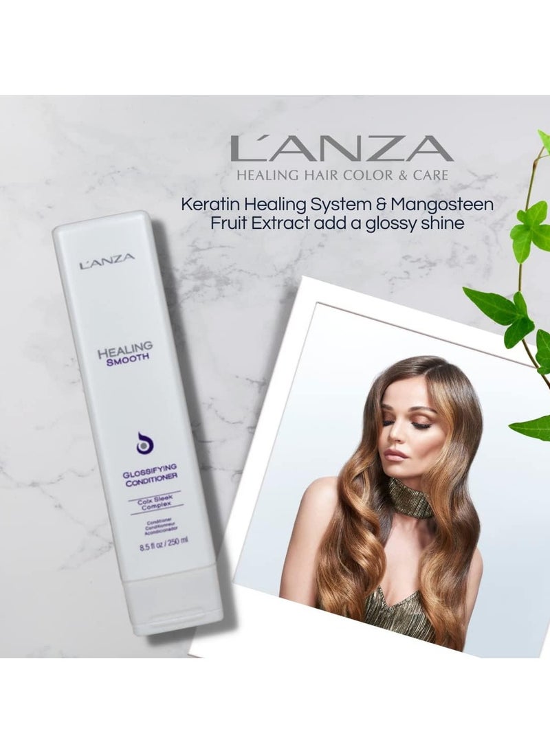 L'ANZA Healing Smooth Glossifying Conditioner, 8.5 Fl Oz