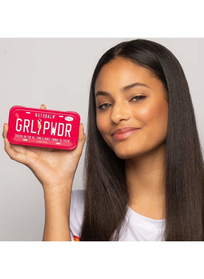 Autobalm Girl Powder Cheek Palette, Long Lasting Blush and Highlight